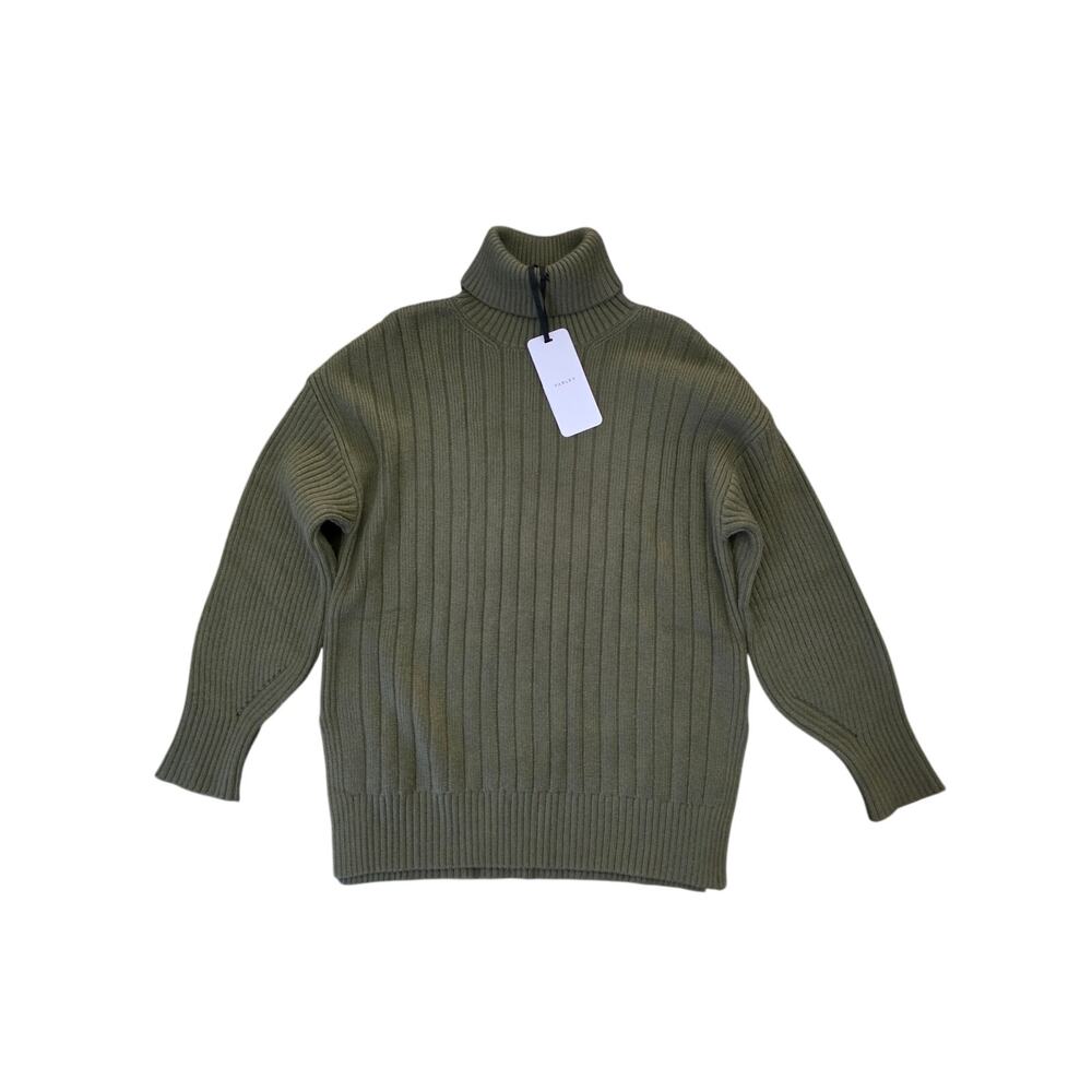 Varley NEW Eve Oversized Rollneck Sweater Green Size XS